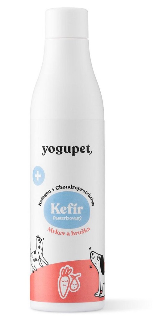 Yogupet Kefír pro psy a kočky s kloubní výživou – s hruškou a mrkví