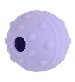 Hračka pes BUSTER Flex Ball, fialová 6,35cm