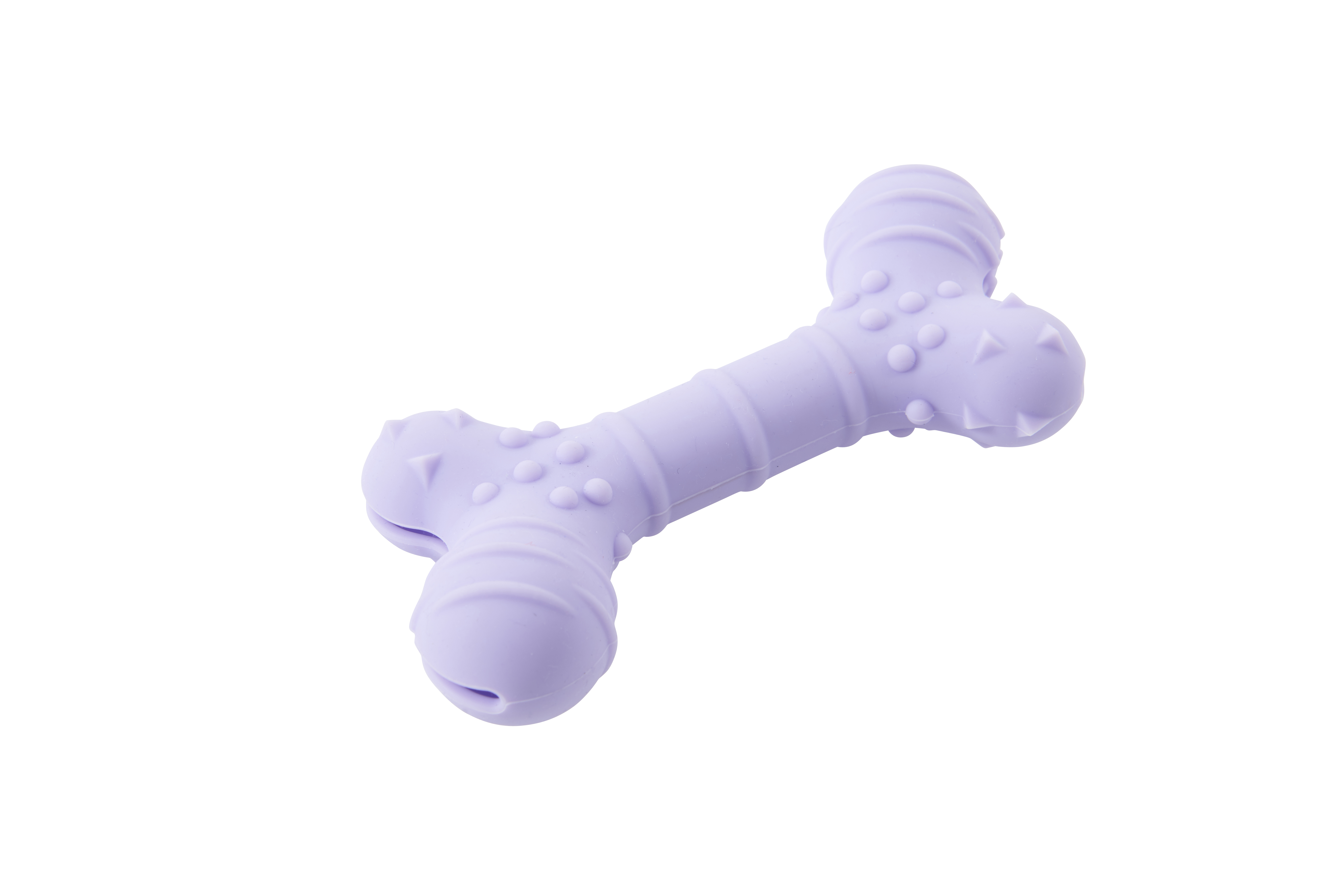 Hračka pes BUSTER Flex Bone, fialová 16cm