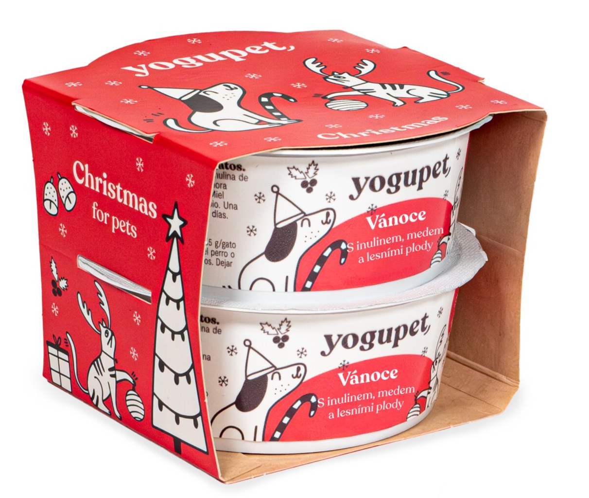 Yogupet Jogurty pro psy a kočky – Vánoce