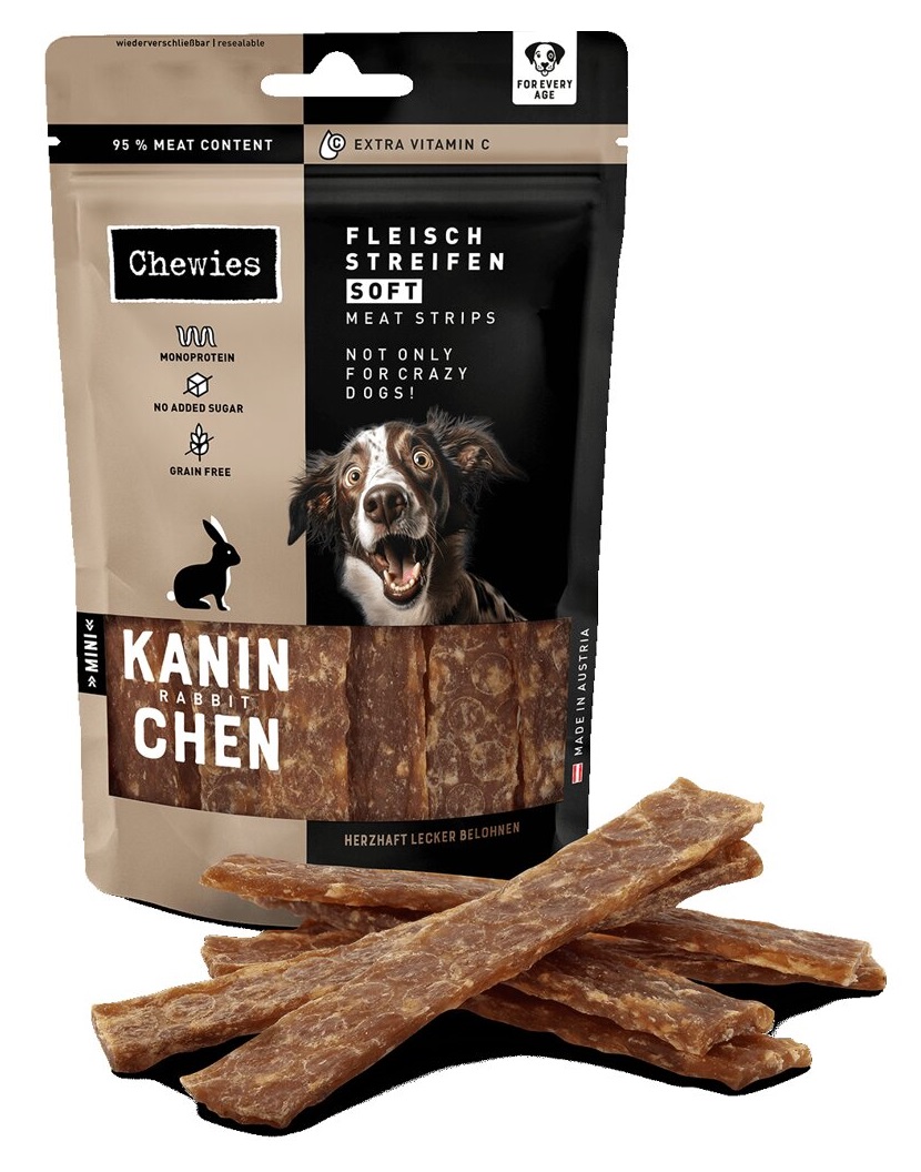 Chewies Fleischstreifen Soft Králičí maso Mini 70 g