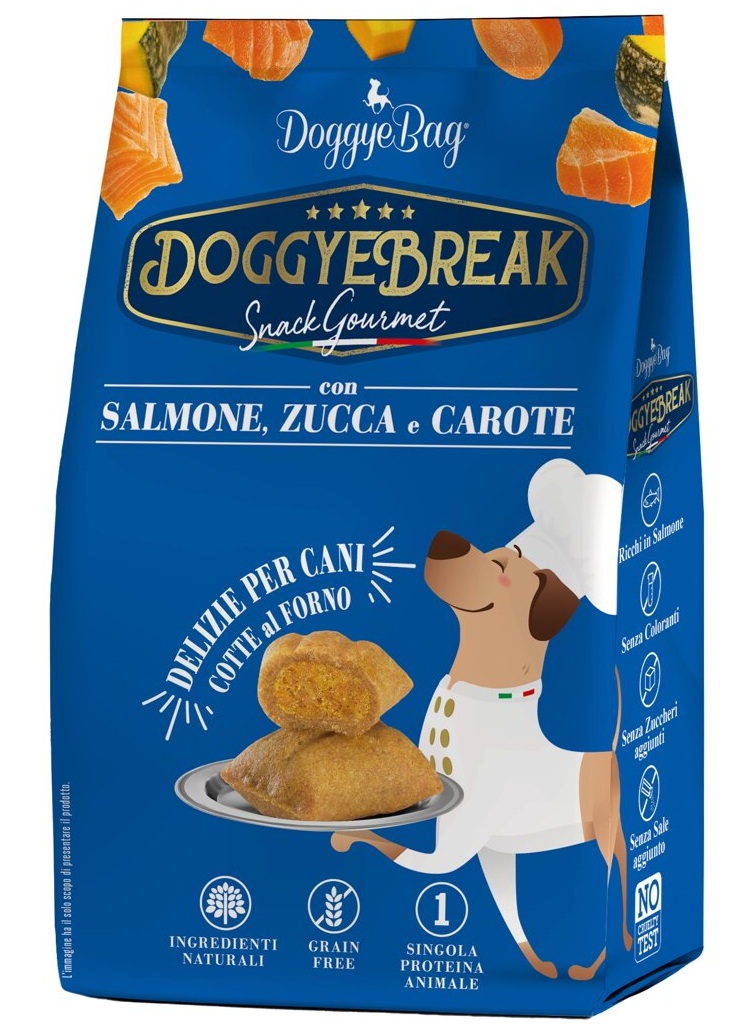 DoggyeBag DoggyeBreak s lososem, dýní a mrkví 180 g