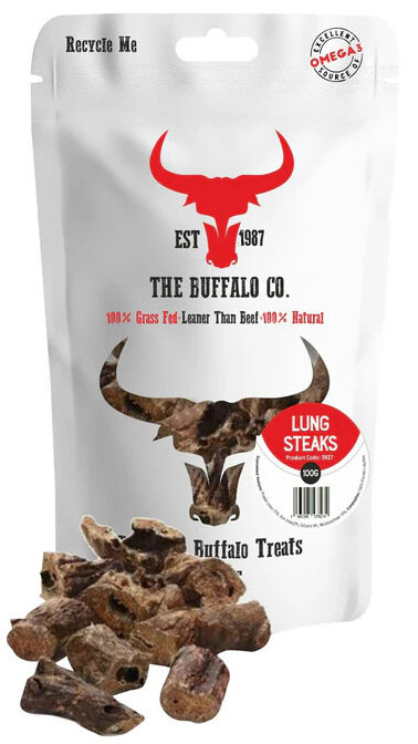 The Buffalo Co. Sušené Buvolí plíce 100 g