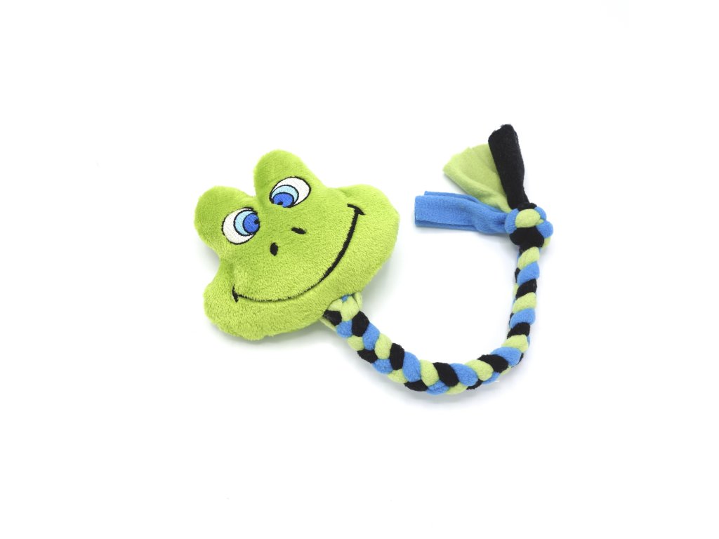 Pískací Potvůrky Žába s rukojetí