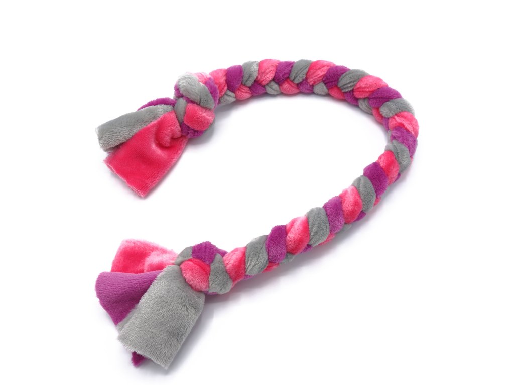 Pískací Potvůrky - Plyšové přetahovadlo pro psy M 50 cm holka