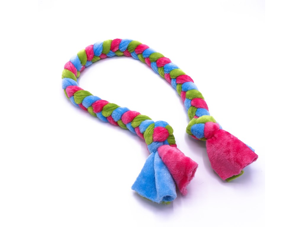 Pískací Potvůrky - Plyšové přetahovadlo pro psy L 60 cm holka