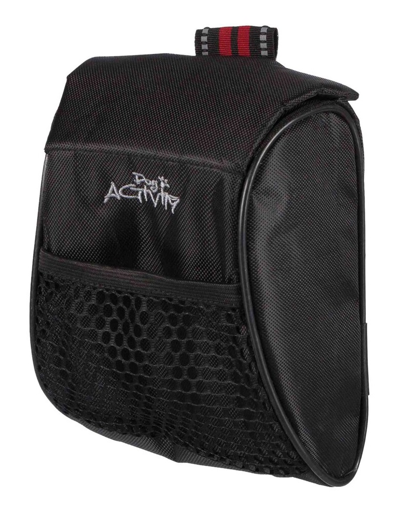 DOG ACTIVITY sáček na pamlsky 13 x 18 x 7 cm, černý