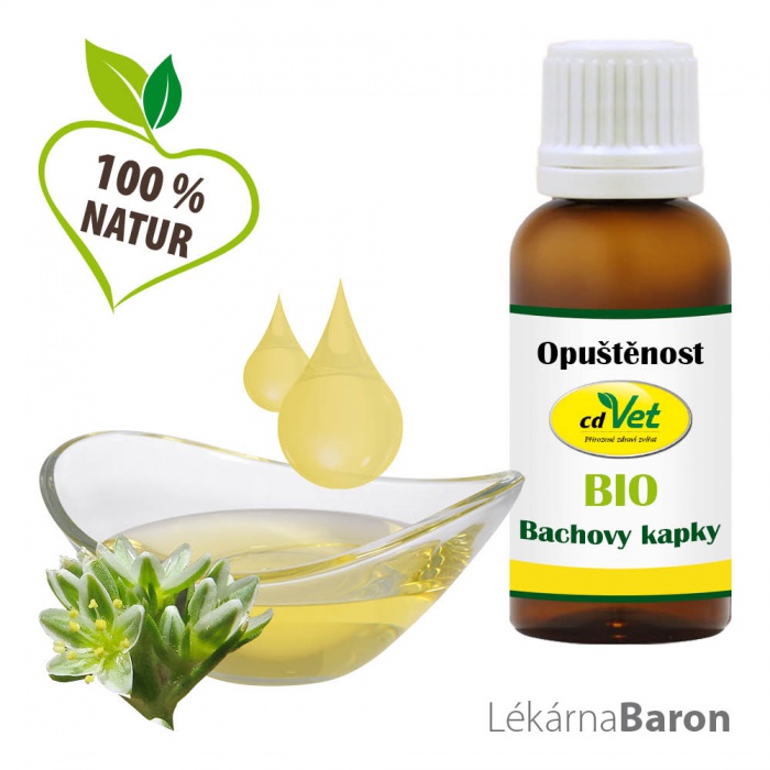 Bachovy kapky pro psy a kočky - Bio - Opuštěnost 20 ml