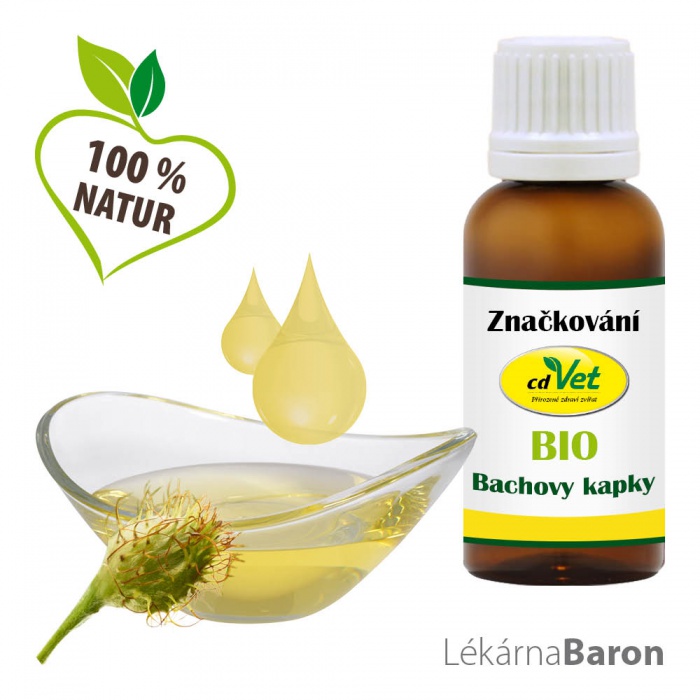 Bachovy kapky pro psy a kočky - Bio - Značkování 20 ml