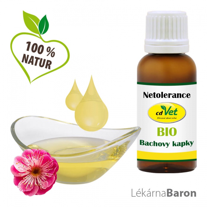 Bachovy kapky pro psy a kočky - Bio - Netolerance 20 ml
