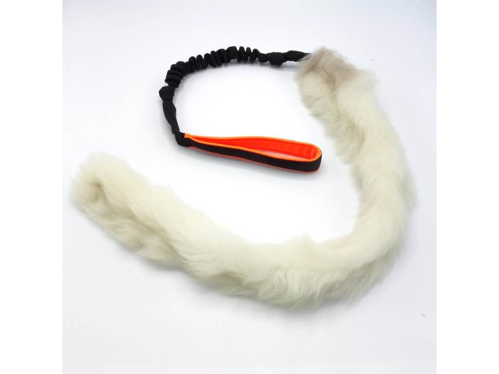 Pískací Potvůrky – Přetahovadlo pro psa – ovečka s amortizérem XL