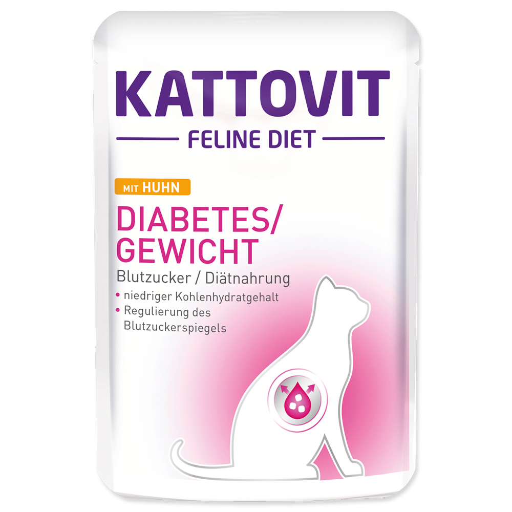Kapsička KATTOVIT Diabetes kuře 85g