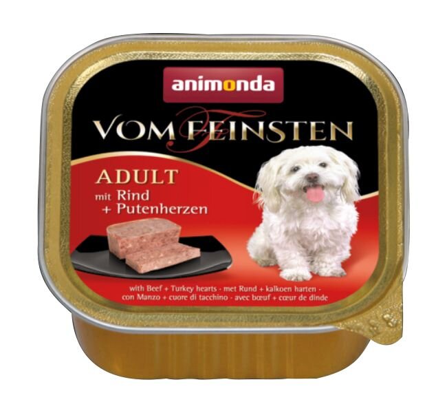 ANIMONDA paštika ADULT - hovězí, krůtí srdce pro psy 150g