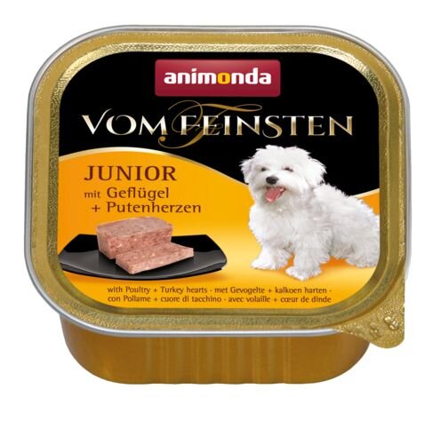 ANIMONDA paštika JUNIOR - drůbeží, krůtí srdce 150g