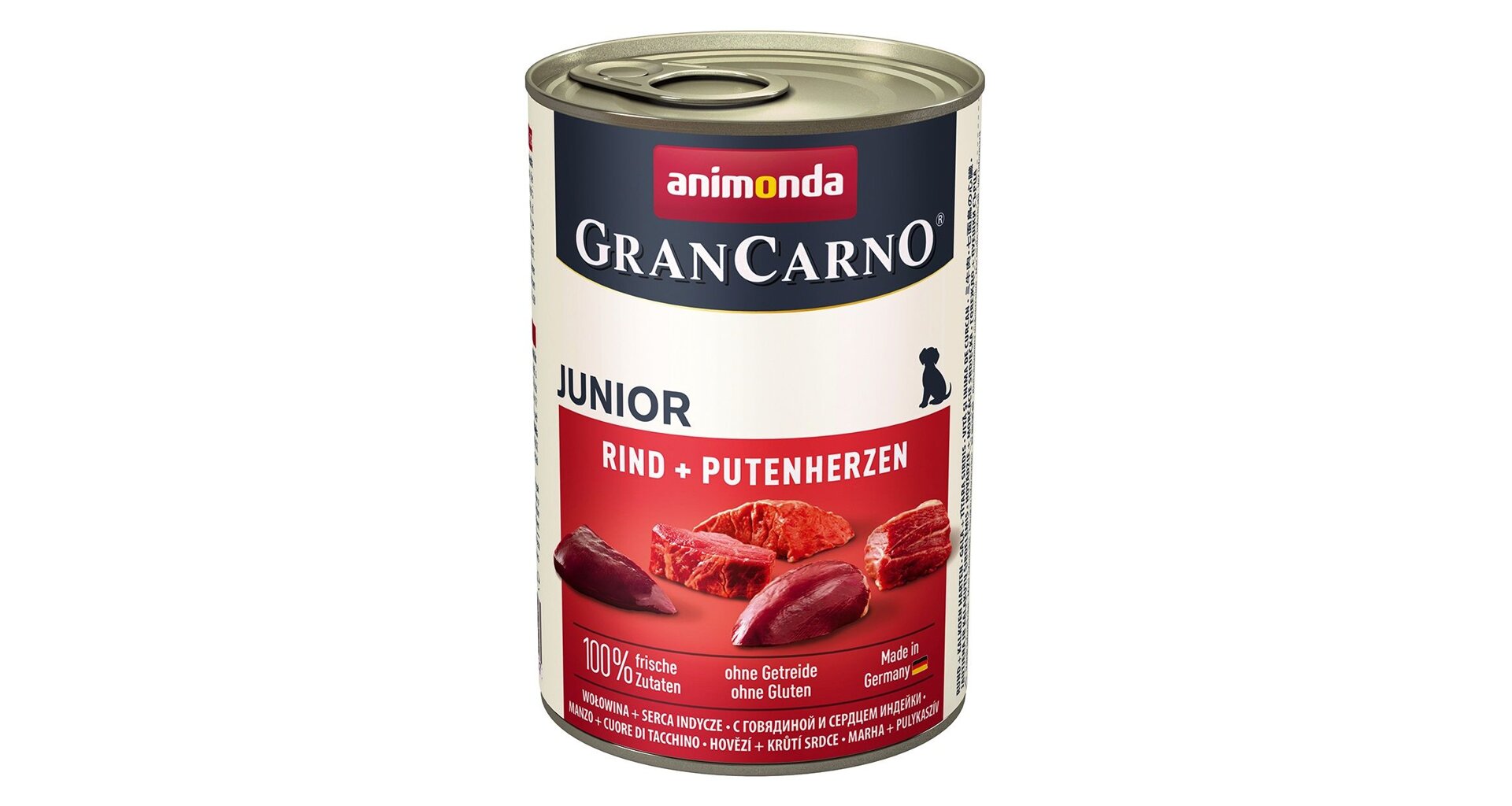 GRANCARNO JUNIOR - hovězí, krůtí srdce 400g