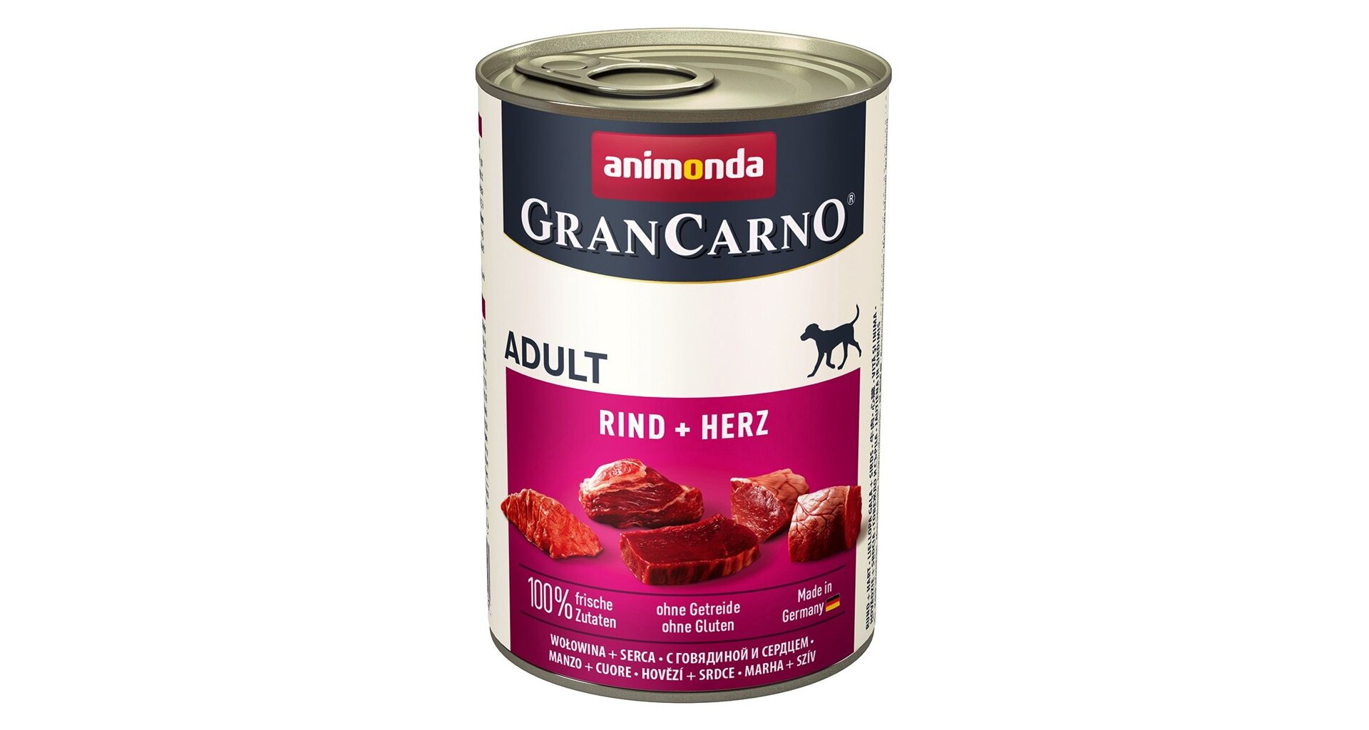 GRANCARNO Adult - hovězí + srdce 400g