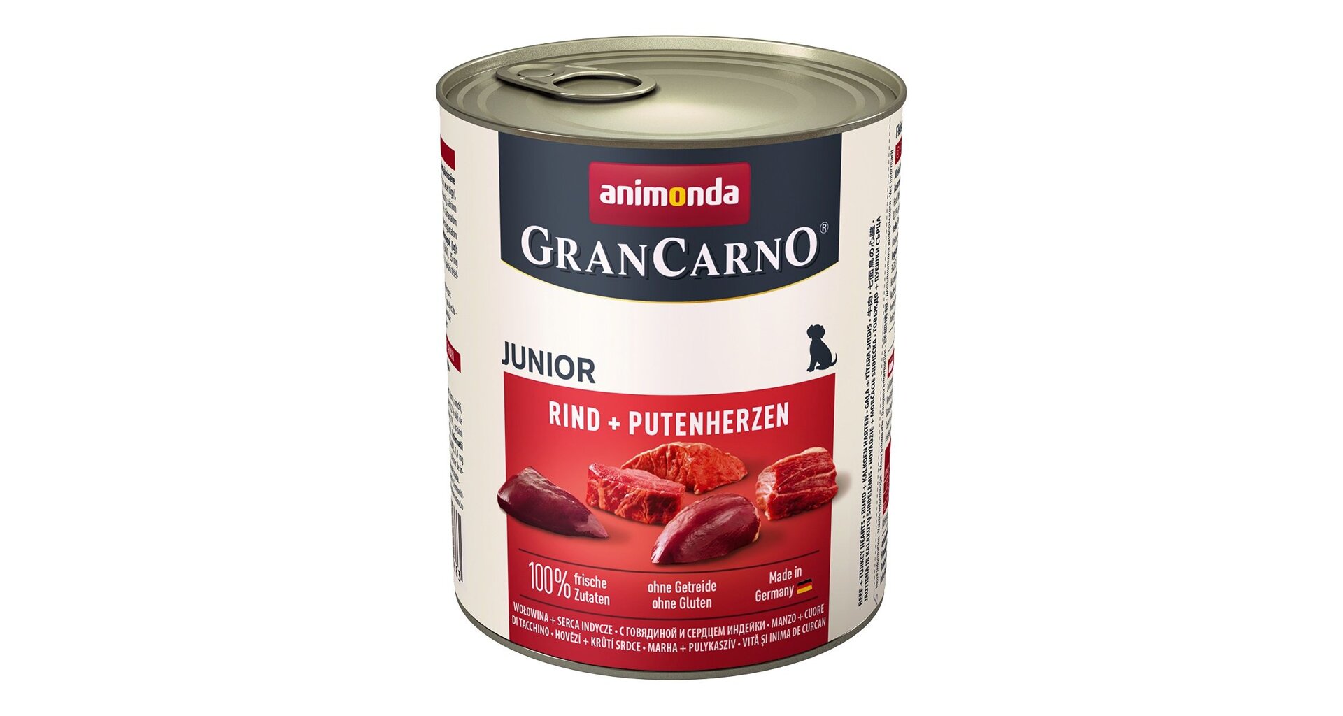 GRANCARNO JUNIOR - hovězí, krůtí srdce 400g