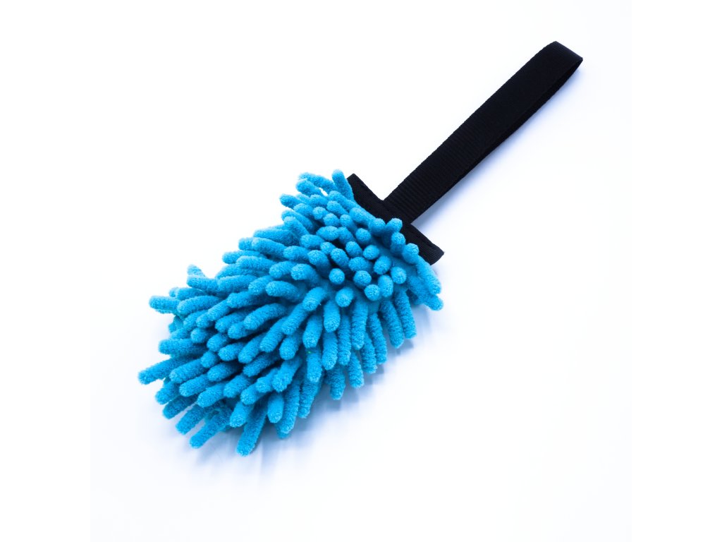 Pískací Potvůrky – Přetahovadlo pro psa - mini mop modrá