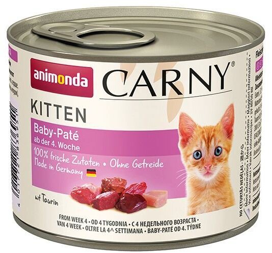 ANIMONDA konzerva CARNY BABY PATÉ hovězí, kuřecí 200g