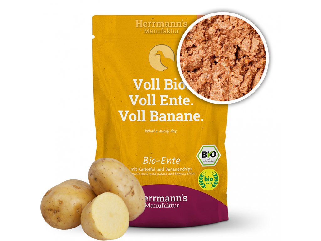 BIO Kapsička. Kachní maso s brambory 100g