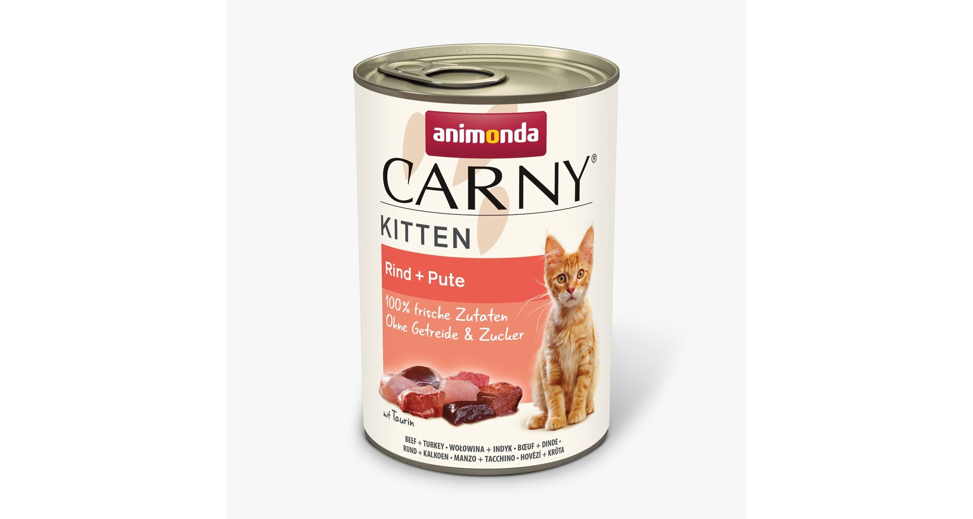 ANIMONDA konzerva CARNY Kitten - hovězí + krůta 400g