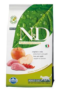 N&D PRIME CAT Adult Boar & Apple 5kg