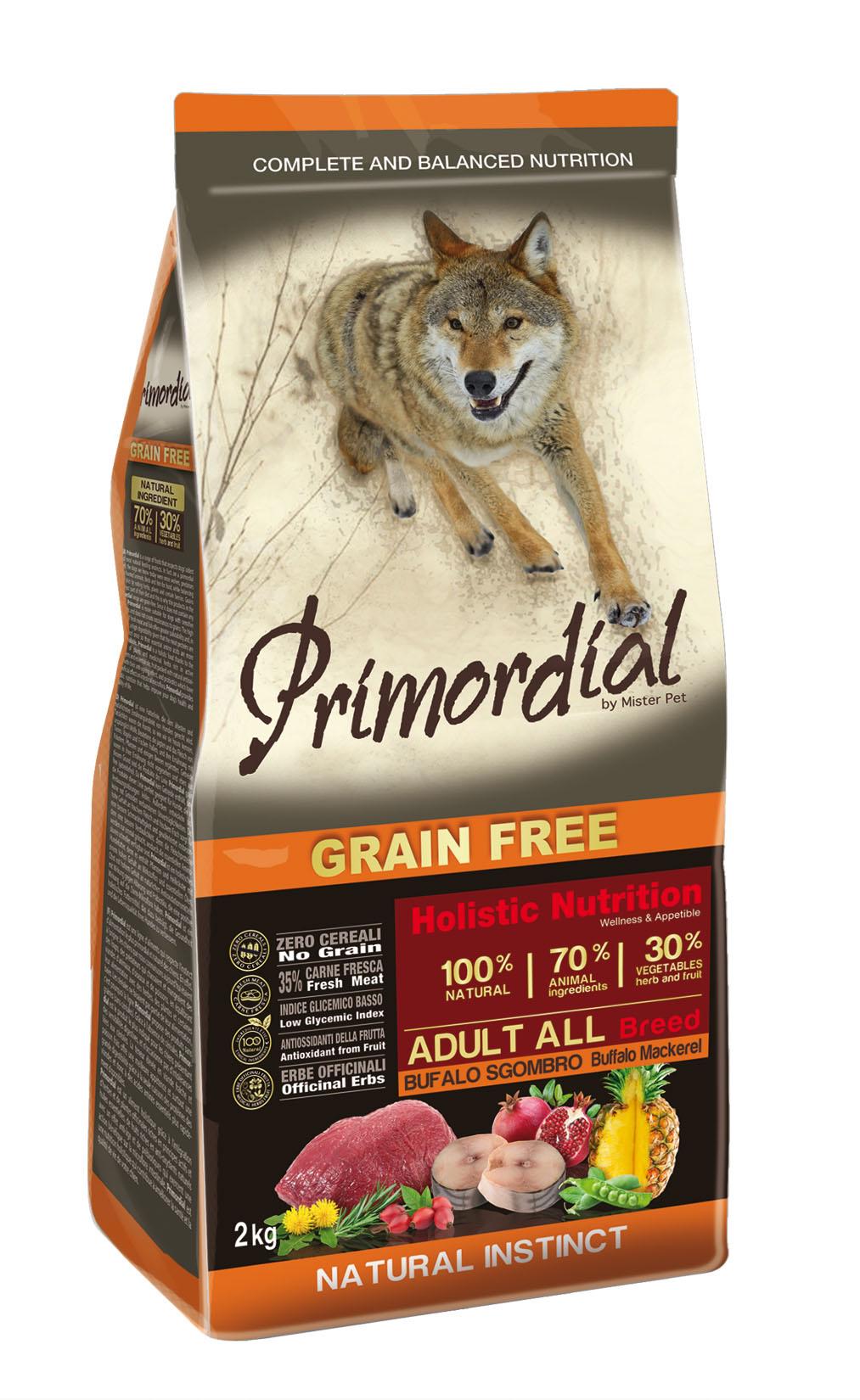 PRIMORDIAL Adult Buffalo&Mackerel 12kg