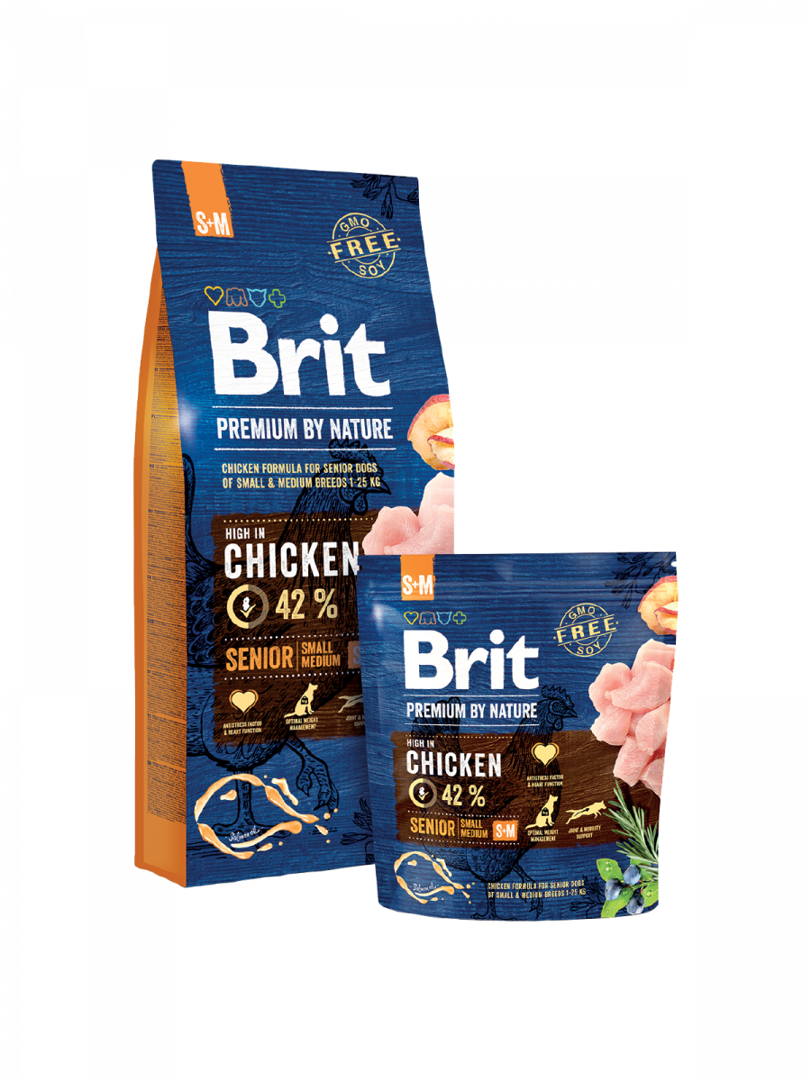 Brit Premium by Nature Senior S+M 3 kg