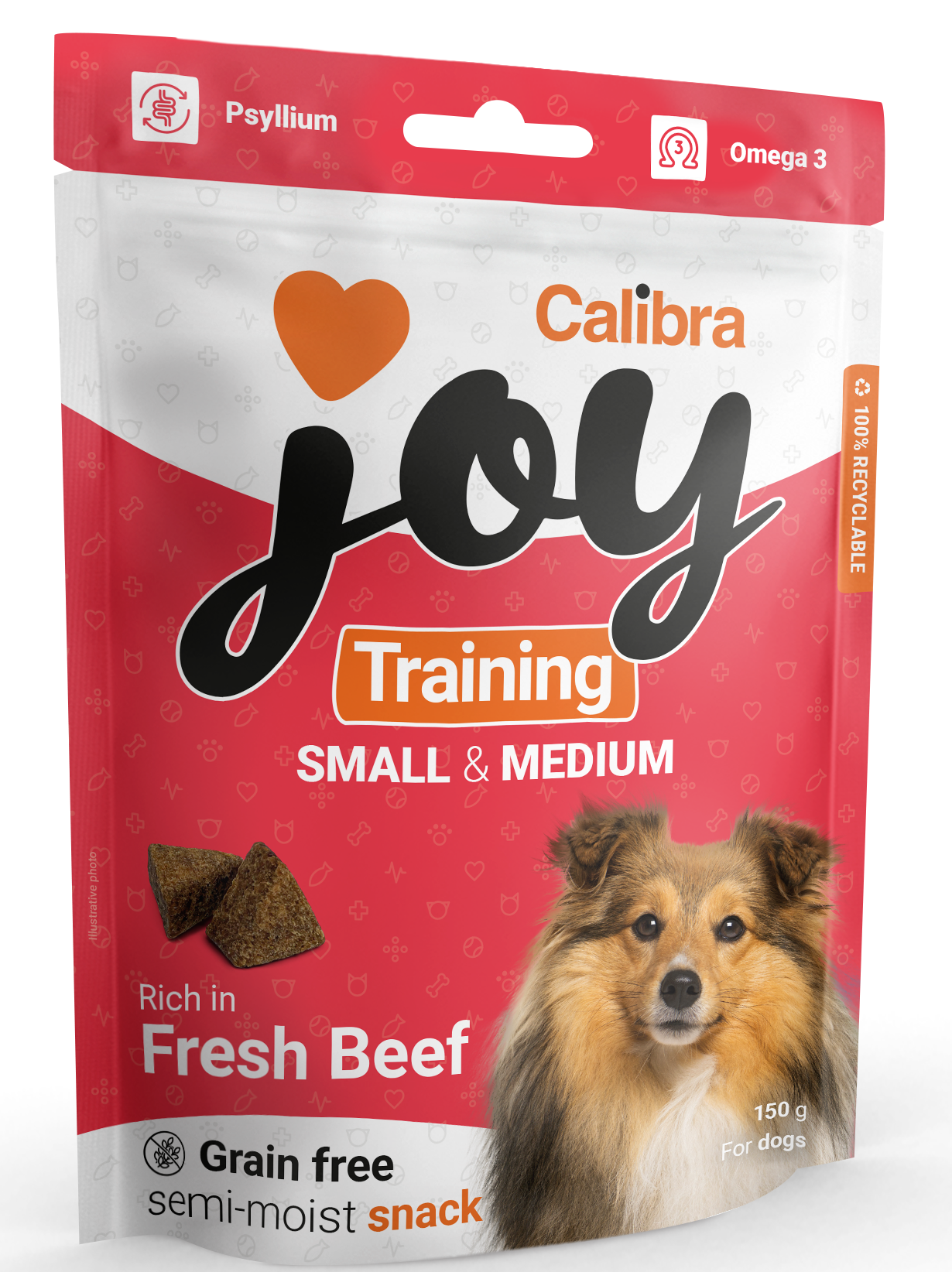 Calibra Joy Dog Training S&M Beef 150g