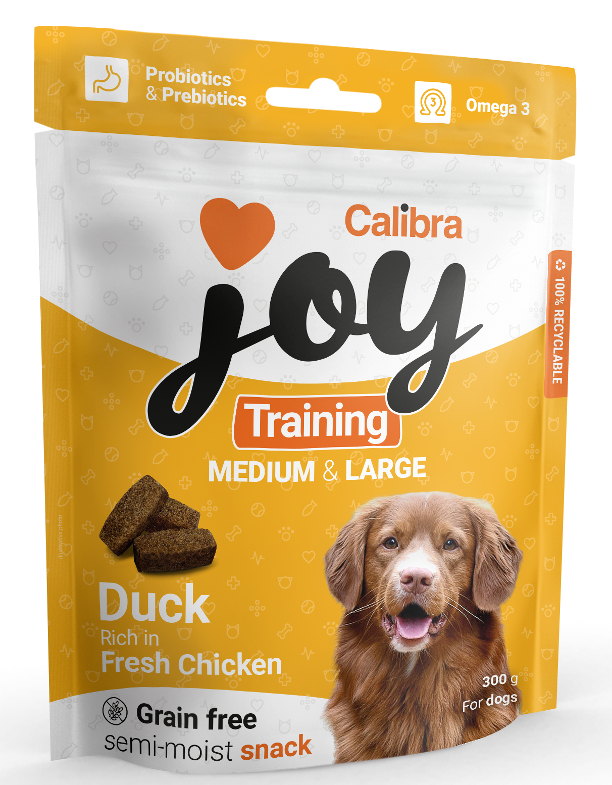 Calibra Joy Dog Training M&L Duck&Chicken 300g
