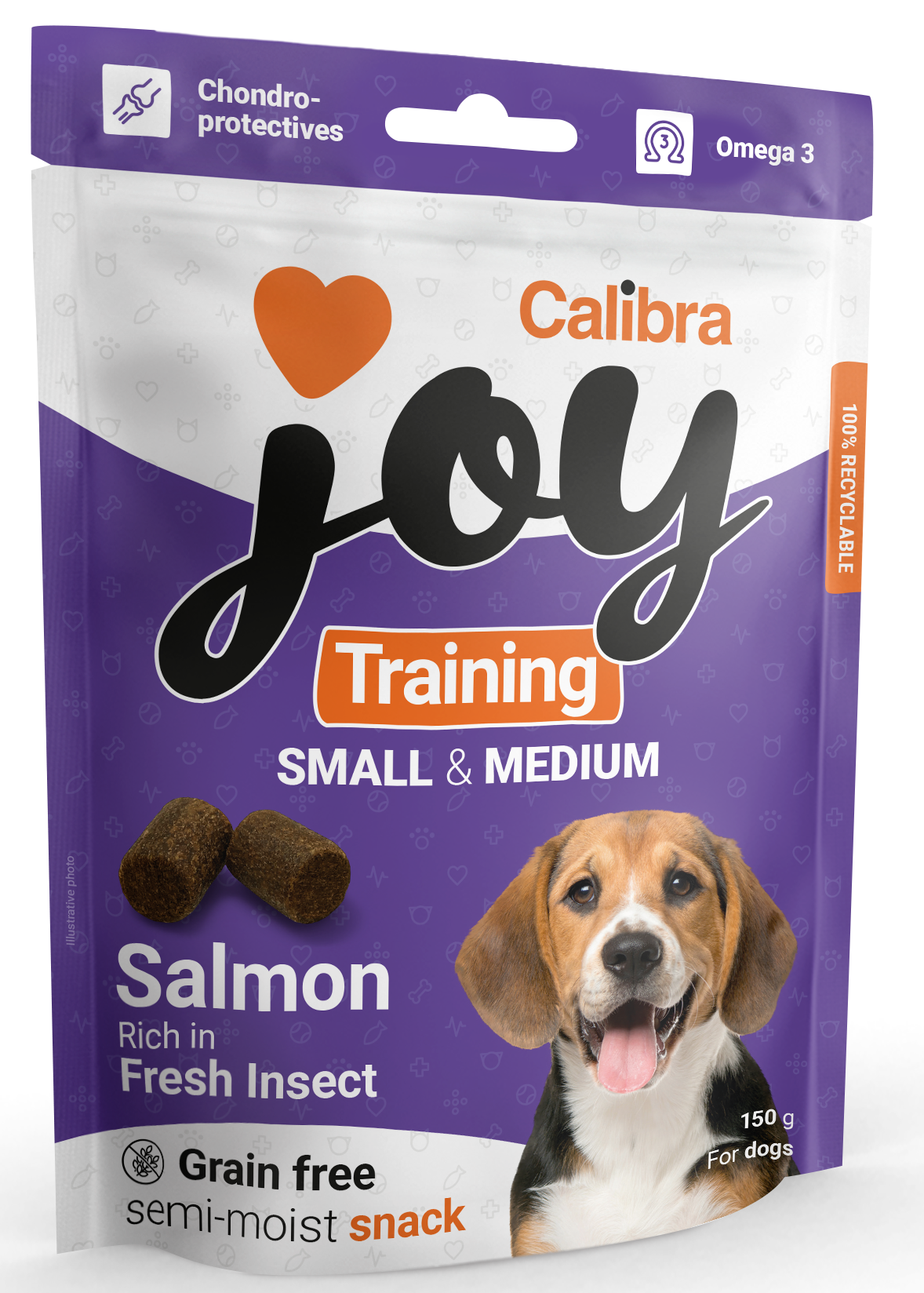 Calibra Joy Dog Training S&M Salmon&Insect 150g
