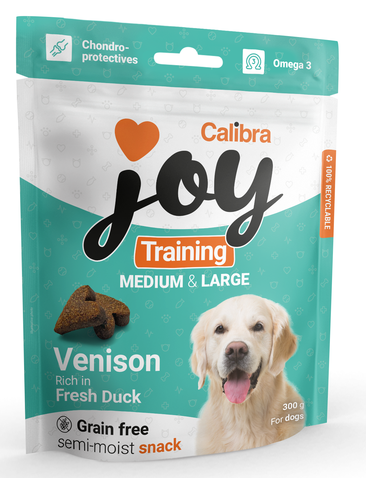 Calibra Joy Dog Training M&L Venison&Duck 300g
