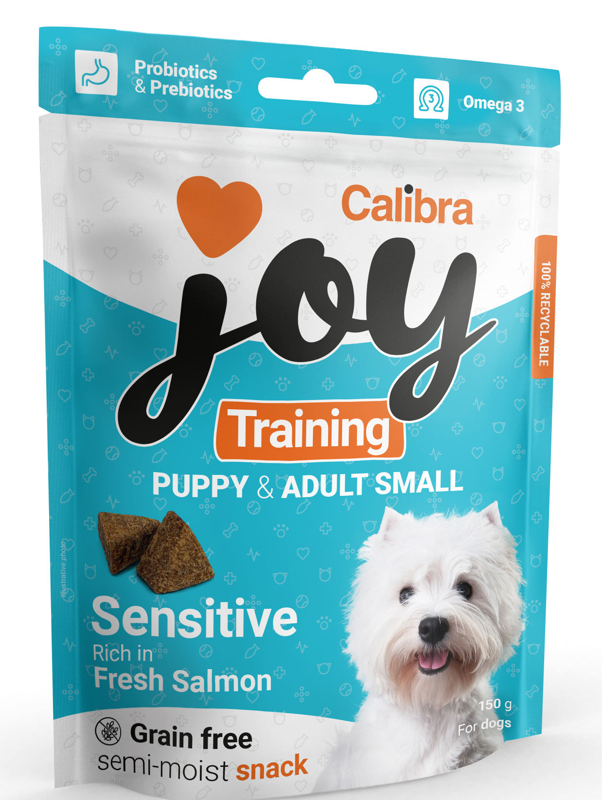 Calibra Joy Dog Training Puppy&Adult S Salmon 150g