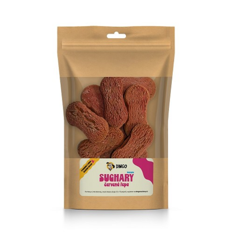 DINGO suchary s červenou řepou bezlepkové 250g