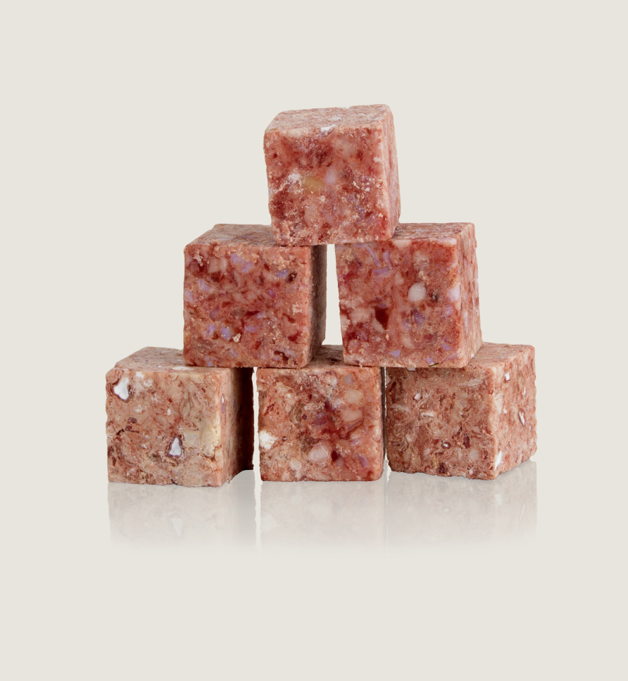 Graf Barf® Jehněčí kosti mleté kostky 1 Kg