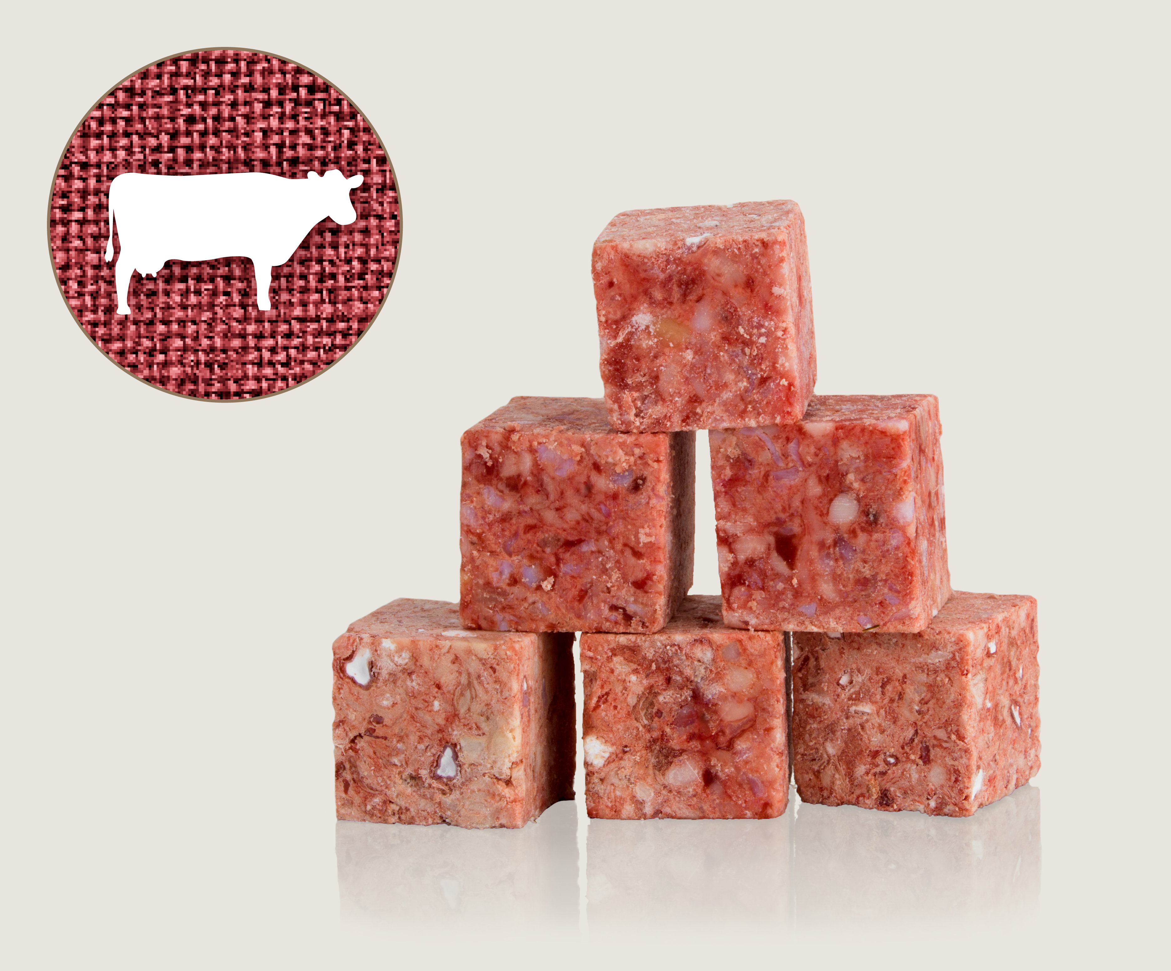 Graf Barf® Hovězí kosti mleté kostky 1 Kg