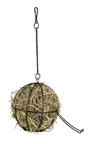 Kovový závěsný míč na potravu 12cm