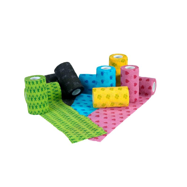 Samodržící elastické obinadlo Funny-Flex Polnet - mix barev 10cm/4,5m/1ks