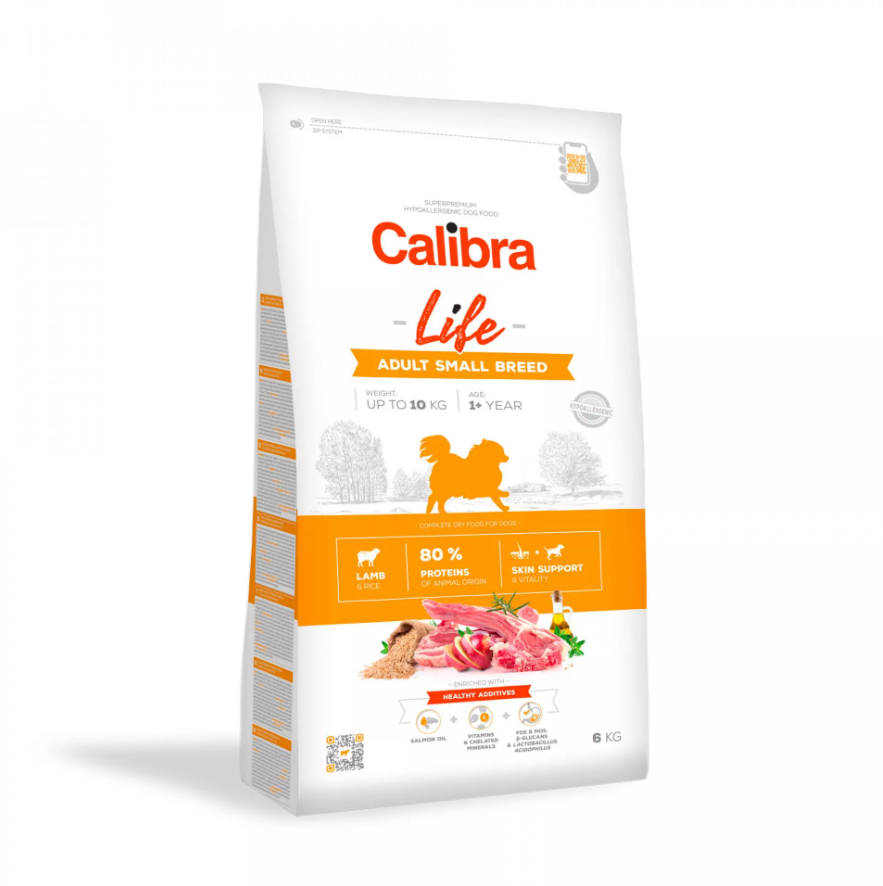 Calibra Dog Life Adult Small Breed Lamb 6 kg