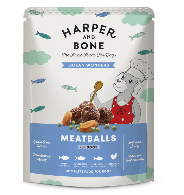 Harper and Bone Dog divy oceánu, kapsička 300 g