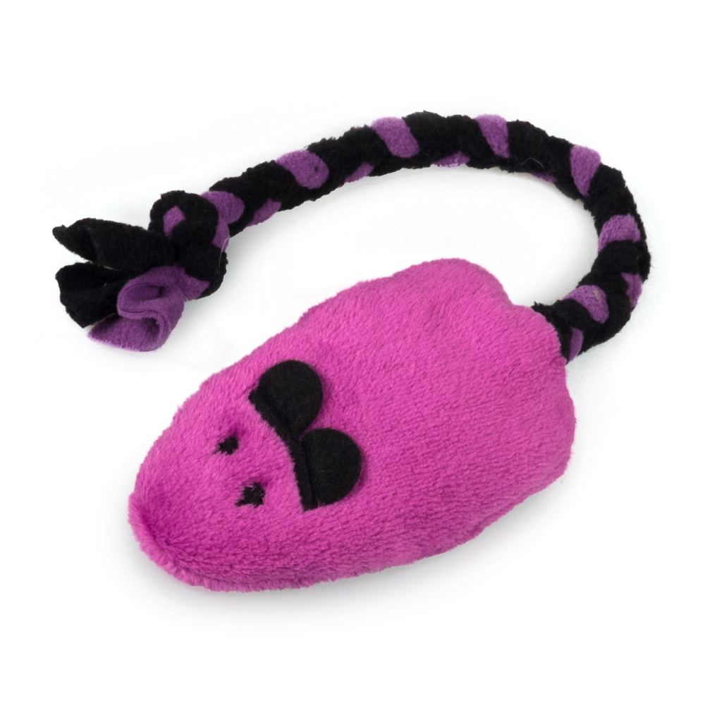 Pískací Potvůrky Myš - ostružinová