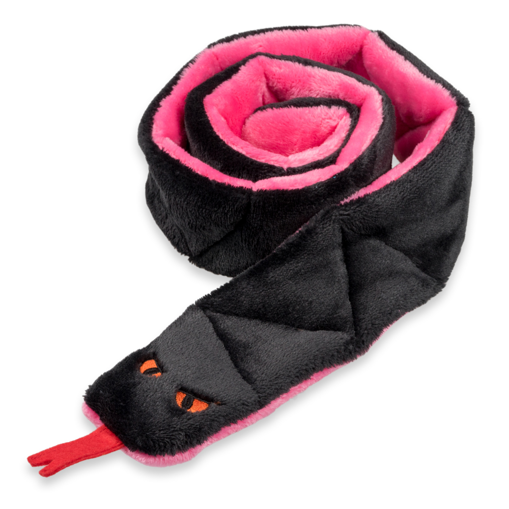 Pískací Potvůrky Had - černá/růžová