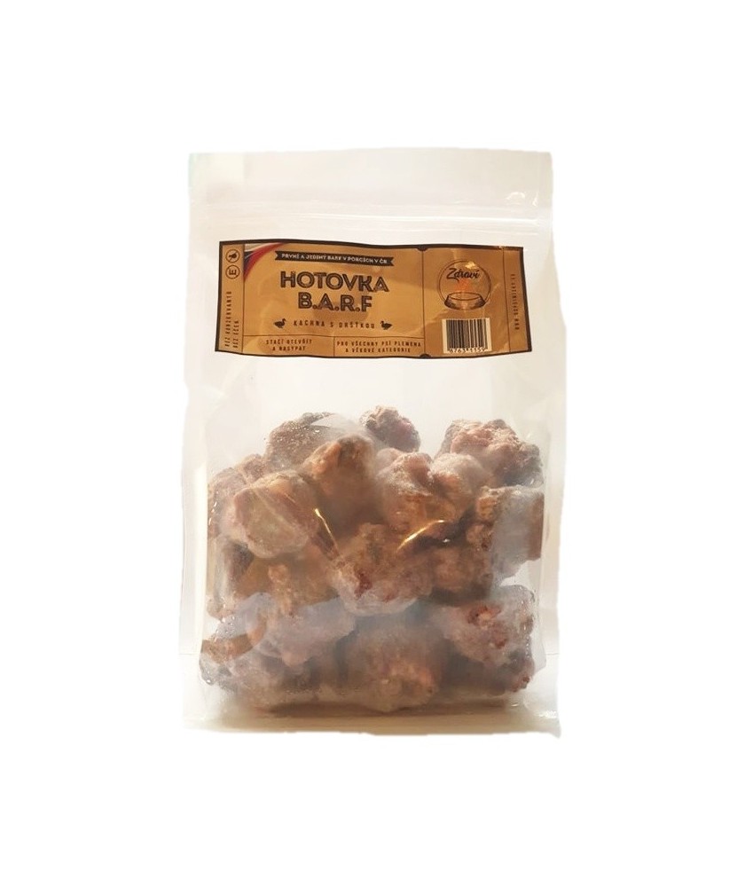 B.A.R.F. HOTOVKA – KACHNA S DRŠŤKOU 1kg
