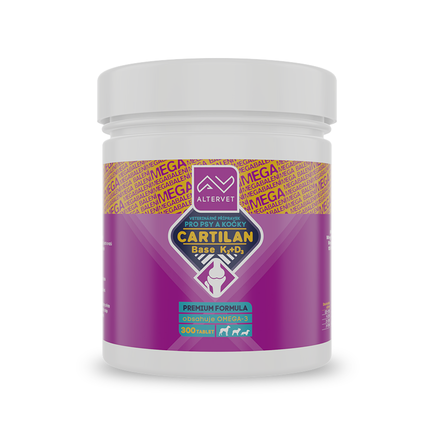 AV CARTILAN Base K2+D3 MEGA 300 tablet