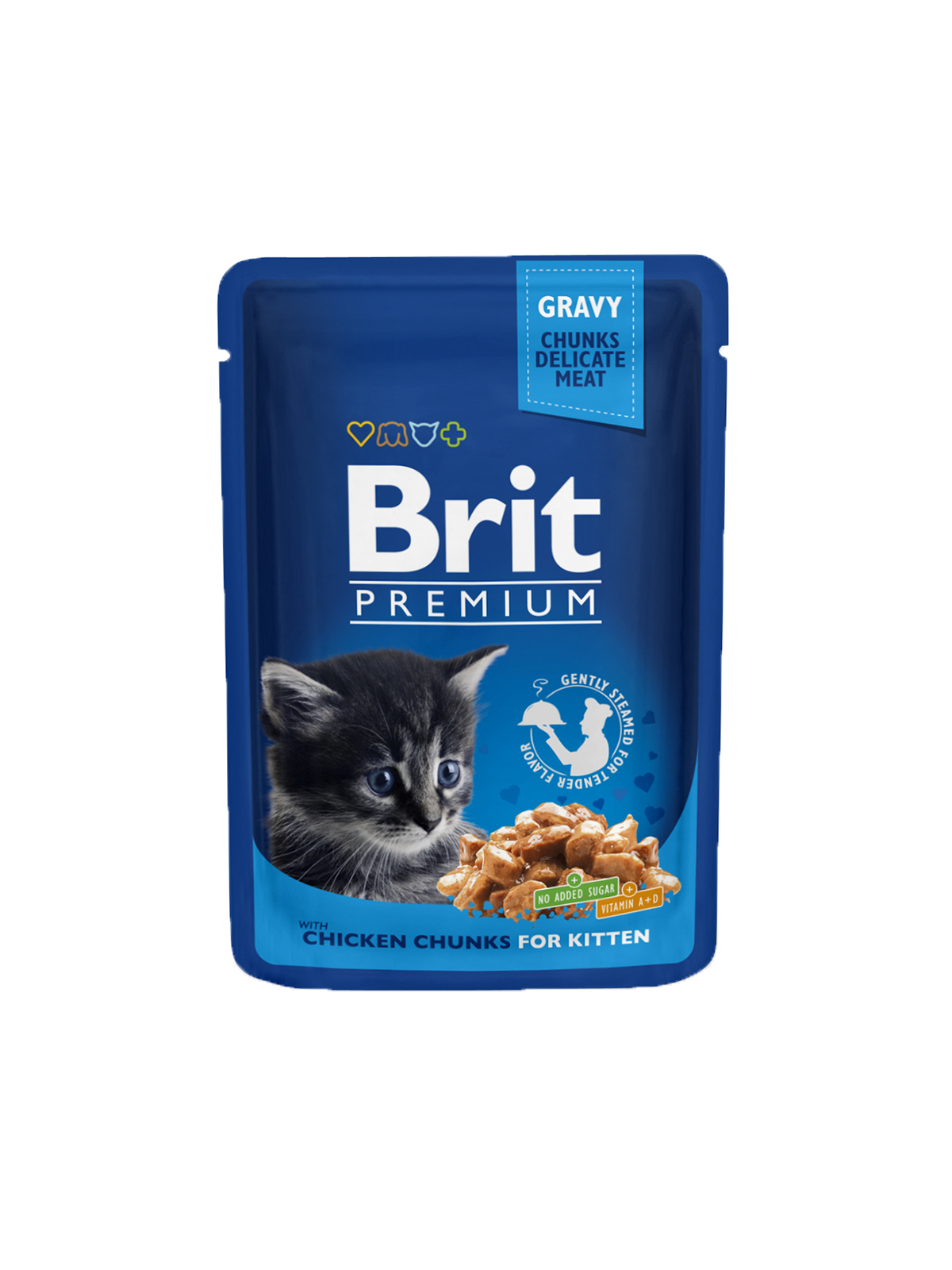 BRIT Premium CAT kapsička Chicken Chunks 100 gr.