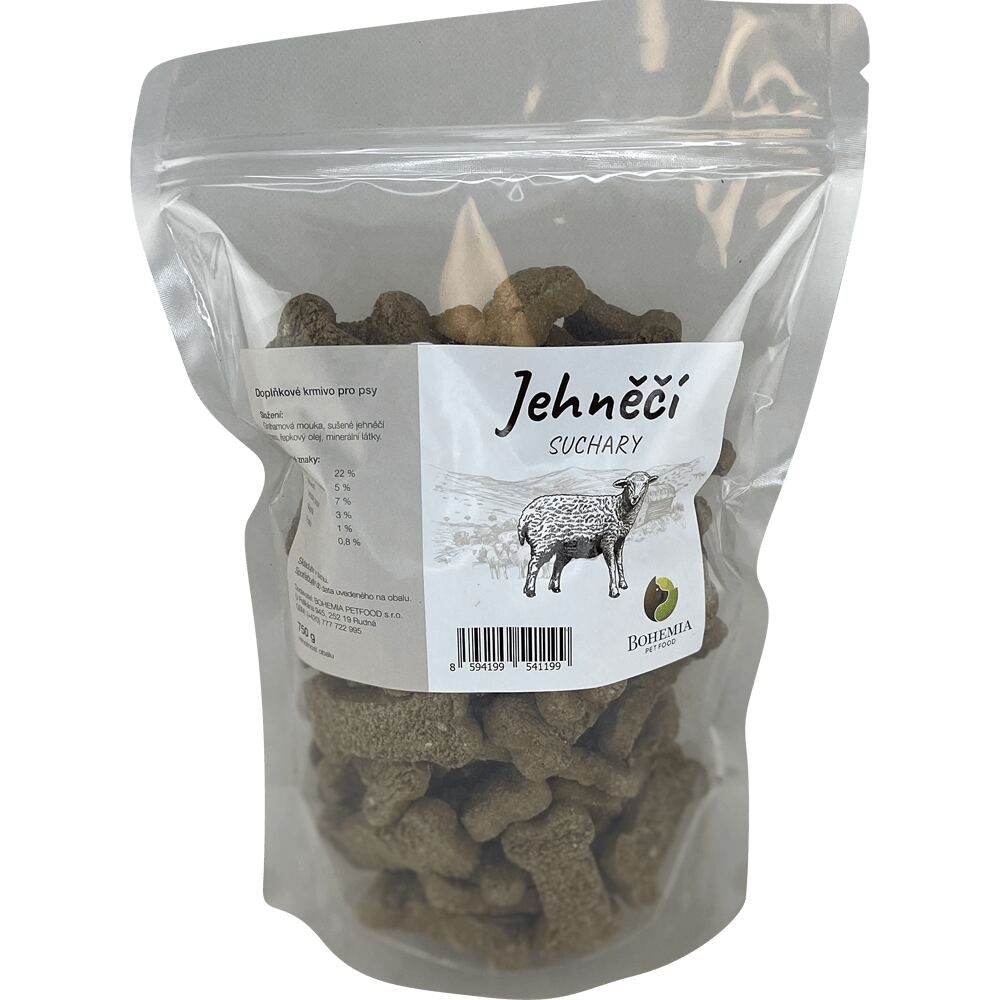 BOHEMIA Jehněčí suchary 750g