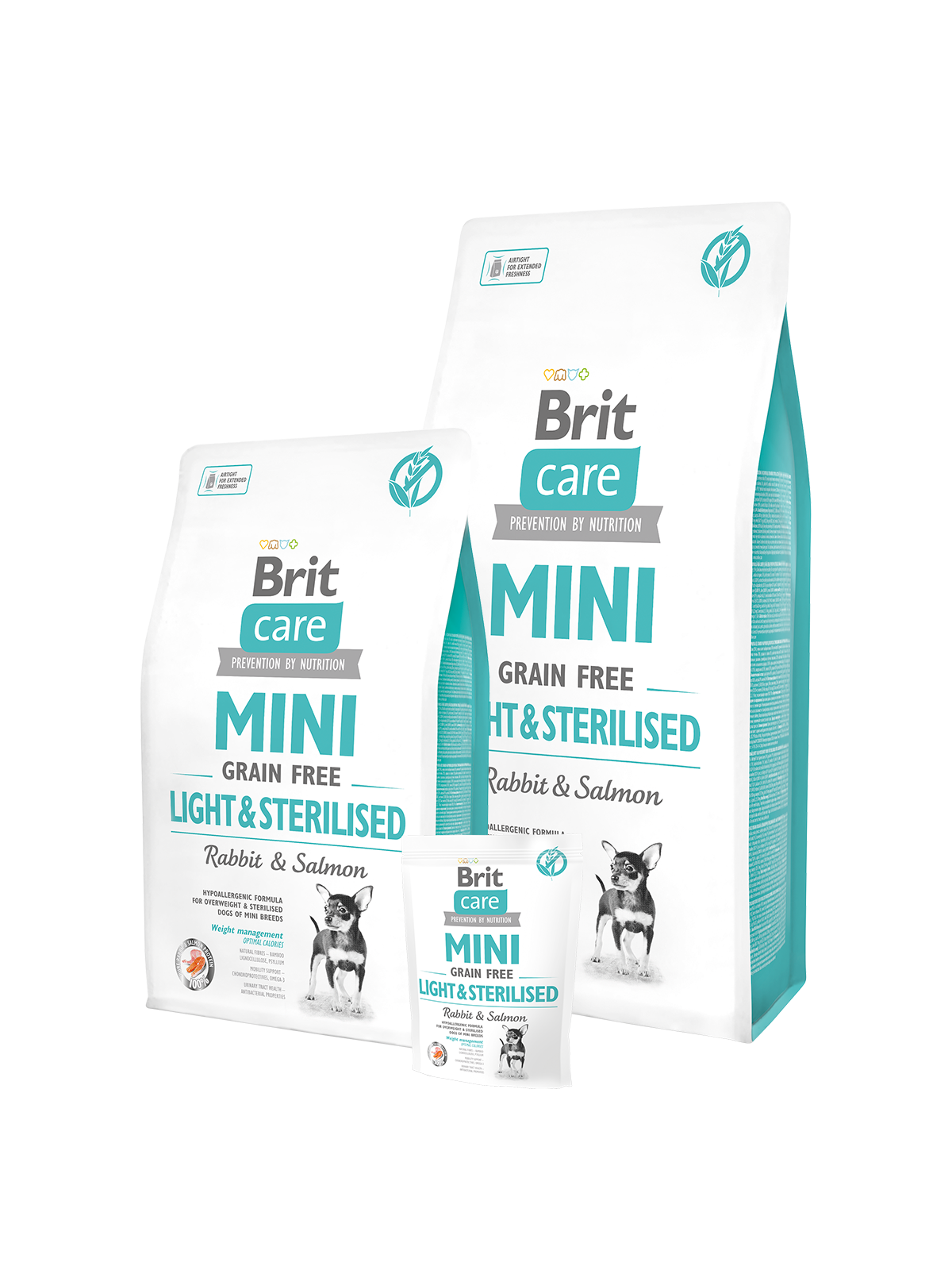 Brit Care Mini Grain Free Light & Sterilised 7 kg