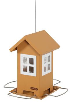 Budka krmítko HOUSE kov oranžová Zolux