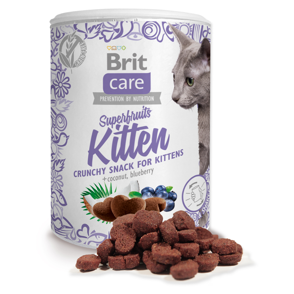 Brit Care Cat Snack Superfruits Kitten 100g