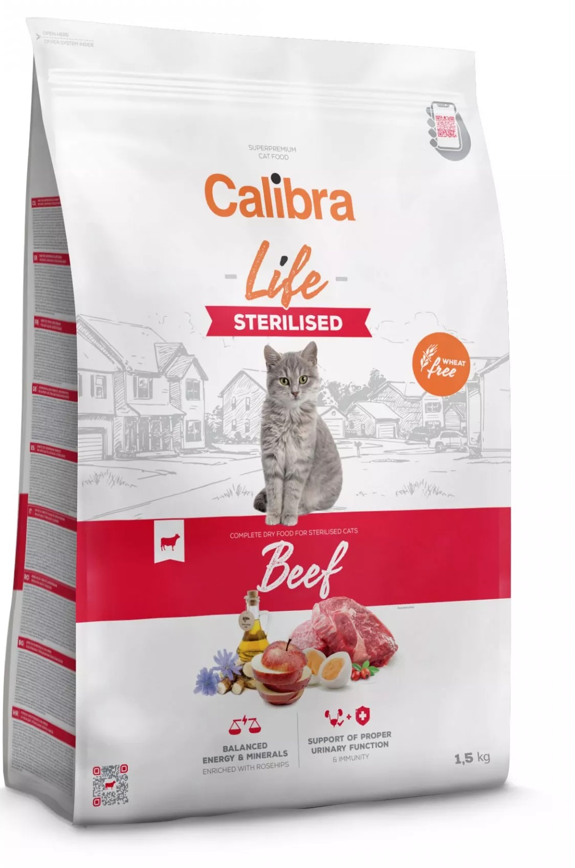 Calibra Cat Life Sterilised Beef 1,5kg